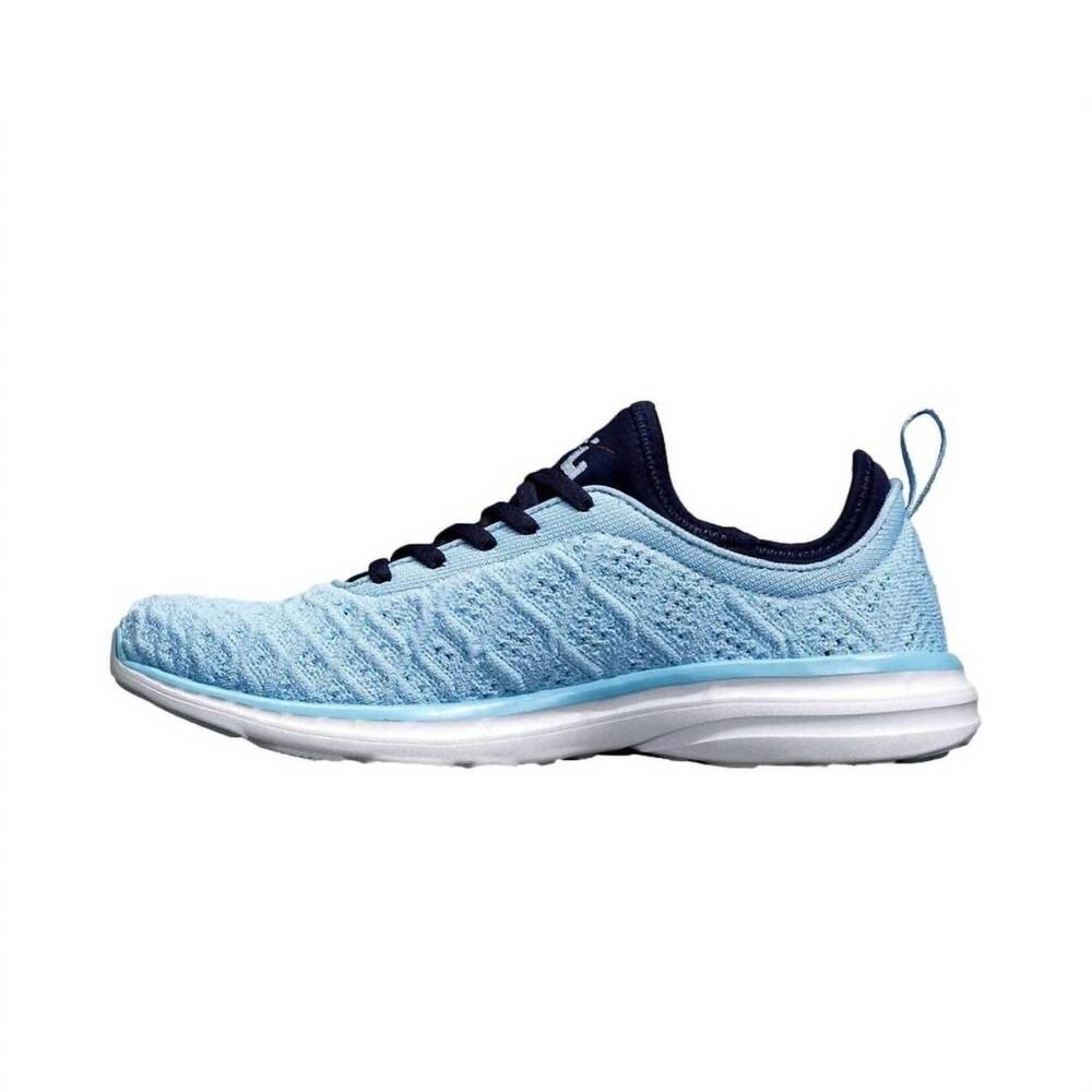 NEW APL women's techloom phantom shoes in ice blue/navy/white